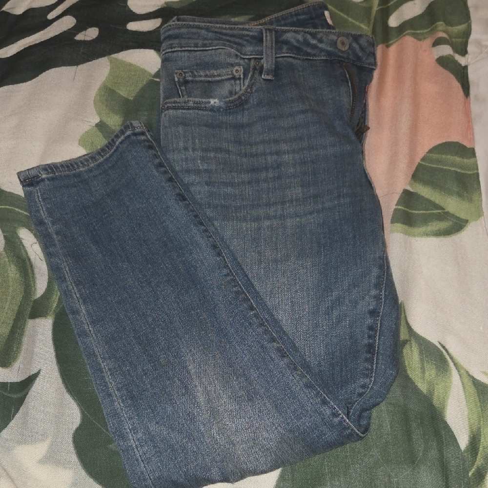 Lucky Brand Women's Straight Leg Blue Jeans
